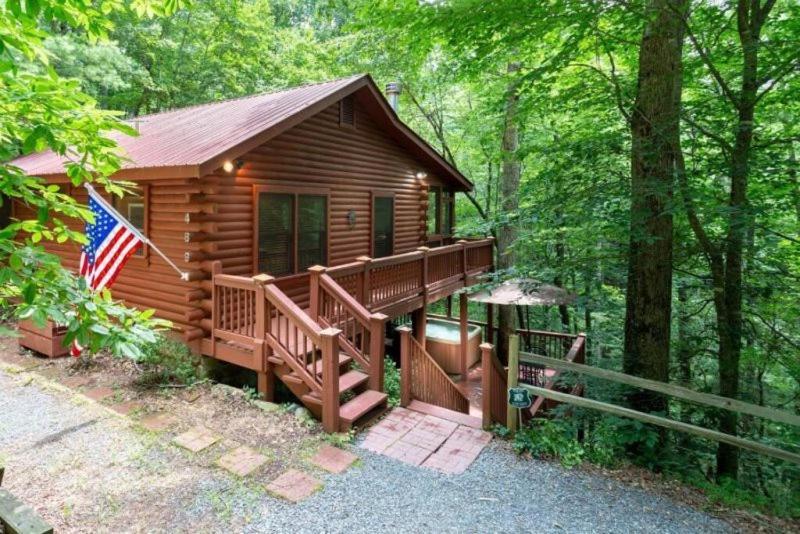 Вілла Mountain Spirit Cabin - Fireplace And Hot Tub Блу-Ридж Екстер'єр фото