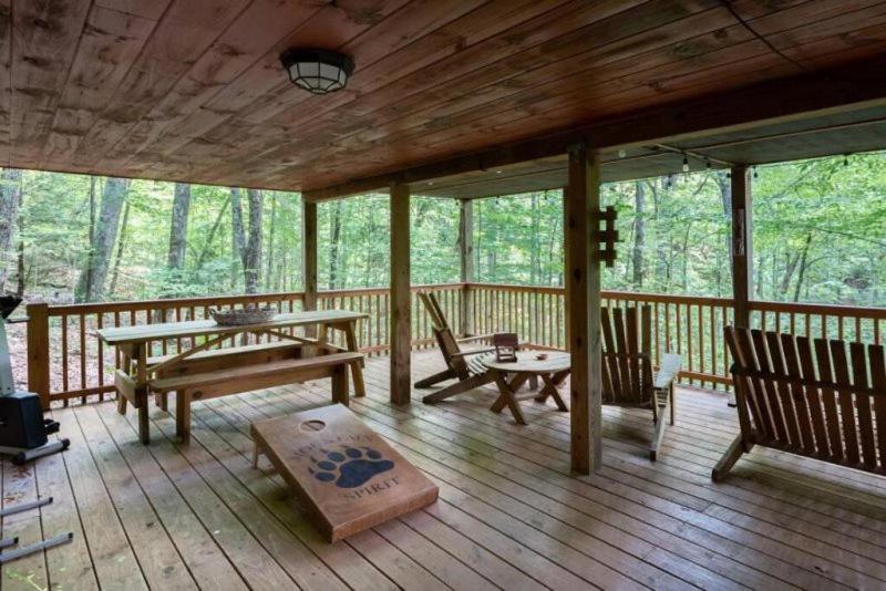 Вілла Mountain Spirit Cabin - Fireplace And Hot Tub Блу-Ридж Екстер'єр фото