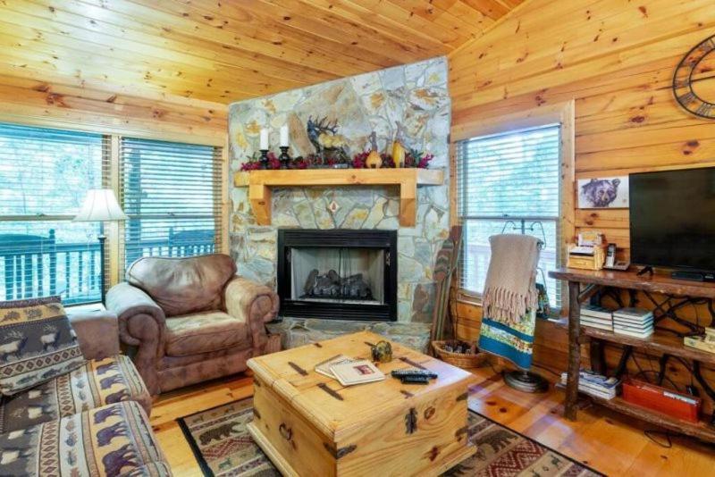 Вілла Mountain Spirit Cabin - Fireplace And Hot Tub Блу-Ридж Екстер'єр фото