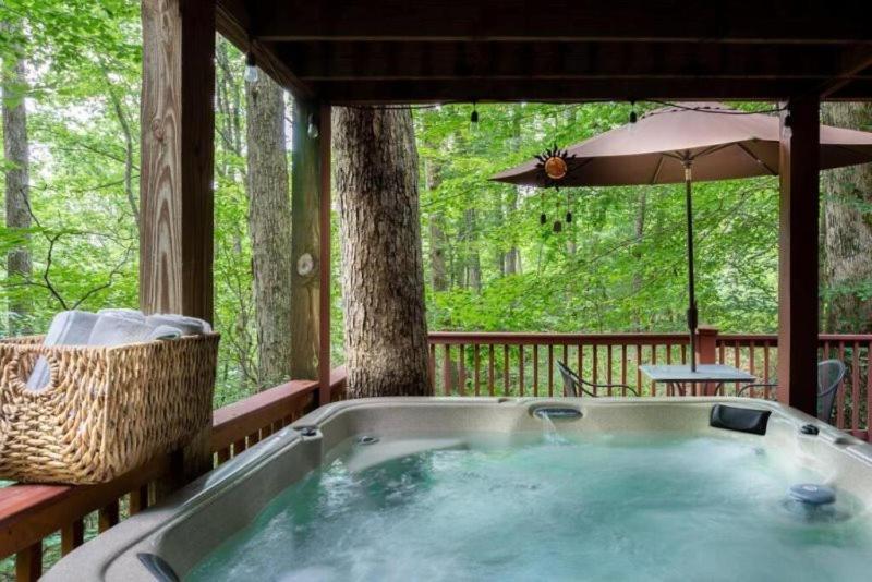 Вілла Mountain Spirit Cabin - Fireplace And Hot Tub Блу-Ридж Екстер'єр фото